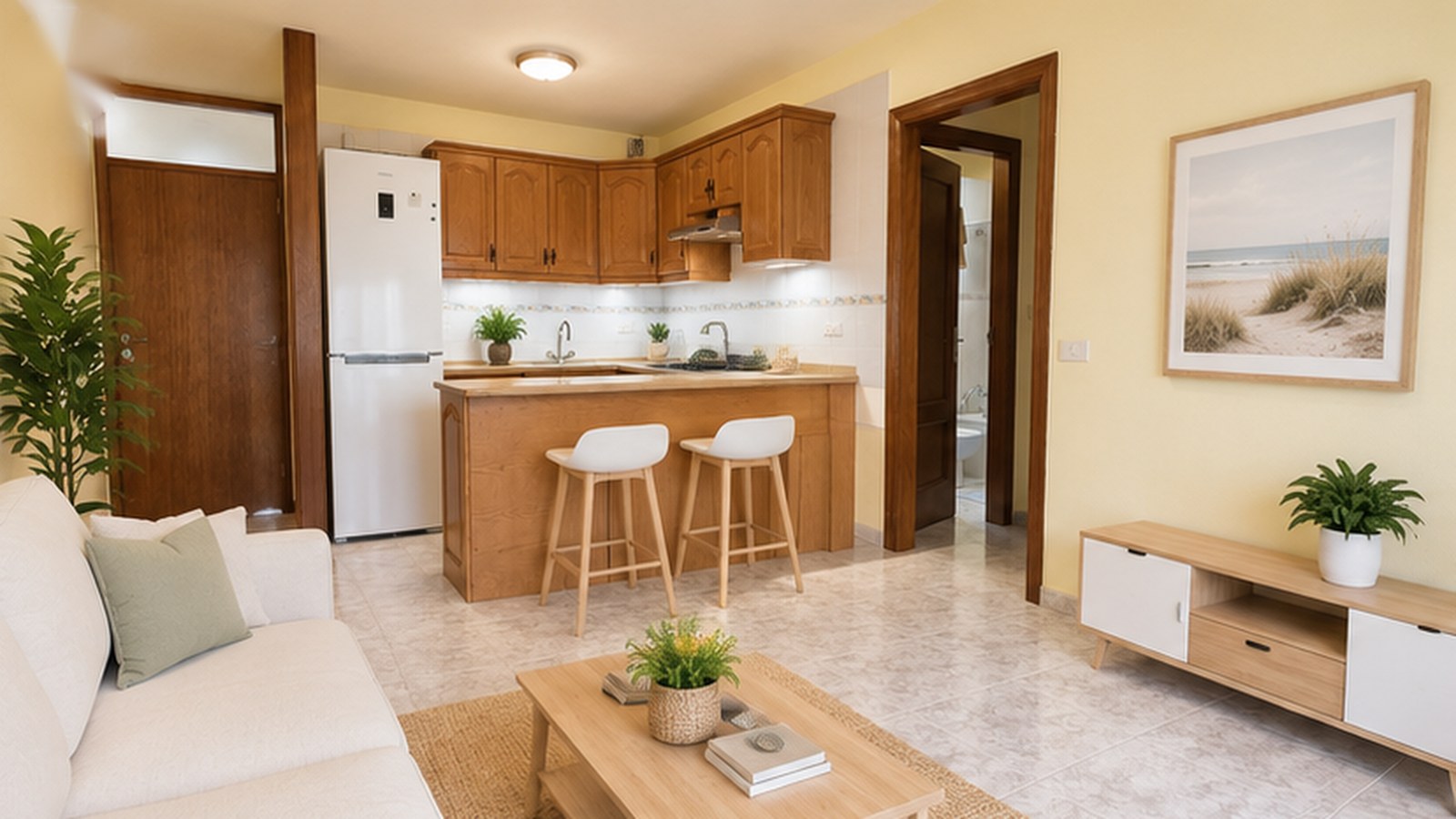 Cocina en imagen de archivo de 2017