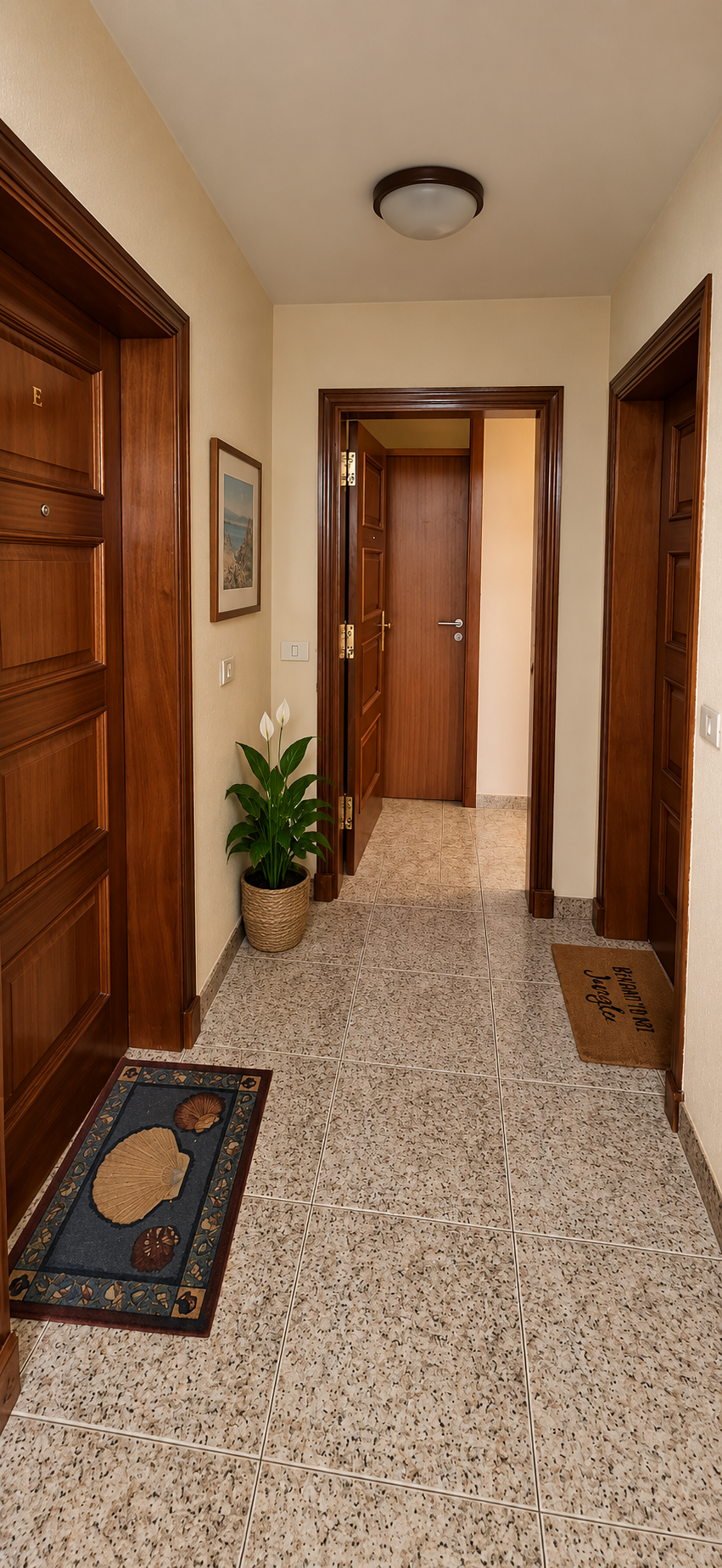 Entrada a la vivienda 3-D