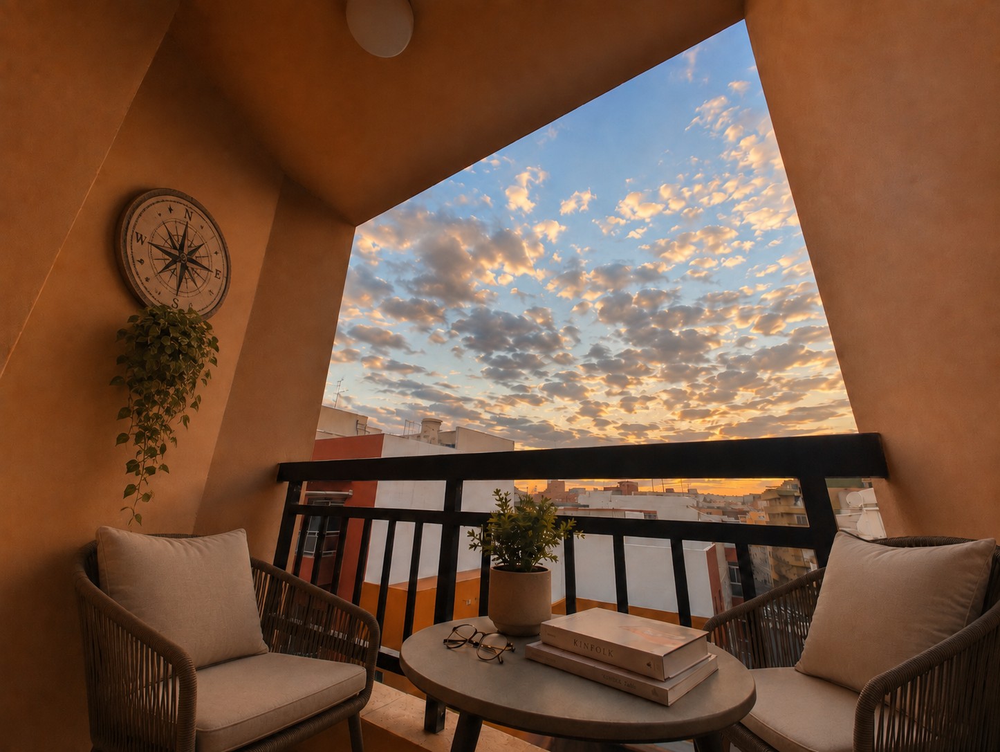Terraza Sur (Nobrega y P.Viana) al atardecer